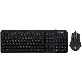 Resim EVEREST UN-797 PLUS USB KABLOLU MULTİMEDYA Q KLAVYE+OPTIK MOUSE COMBO SET 