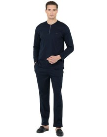 Resim D's Damat Ds Damat Patlı 4li Pijama Set Lacivert 
