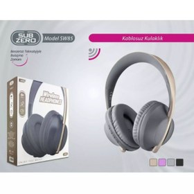 Resim Subzero SW85 Kablosuz Bluetooth Kulaklık | Şarj Kutulu, Mikrofonlu, Ergonomik Tasarım 