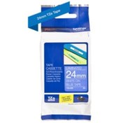Resim Brother Tze-555 Mavi Üzerine Beyaz Etiket 24mm - 