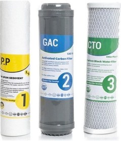 Resim Sulook Açık Kasa Su Arıtma Alt 3lü Set Filtre 