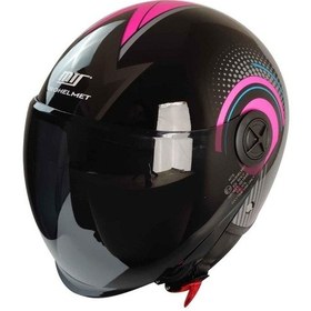 Resim MTS Fx101 Pink Women Yarım Kask 