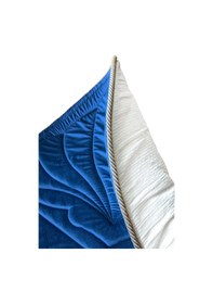 Resim Kapitone Süngerli Yumuşak Seccade - Lacivert 