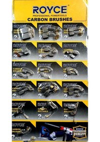 Resim Royce 16 Parça Matkap Spiral Kırıcı Kırıcı Delici Kömür Seti 