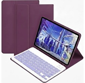 Resim Microcase Honor Pad X9A 11.5 Inch Tablet Uyumlu Bluetooth Klavyeli Standlı Kılıf Siyah - Bkk4 