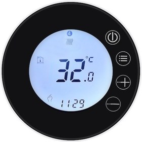 Resim Aubyhe Siyah Gb Elektrikli Isıtıcı İçin Akıllı Wifi Lcd Termostat - Tuya Uygulaması İle Uzaktan Kontrol, Alexa Ve Google Asistan Desteği 