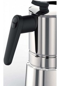Resim Pedrini Steel Moka Pot 4 Kupa - Paslanmaz Çelik 