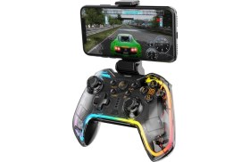Resim Havit Gamenote G158BT Pro Transparan Rgb Gamepad Joystick (Android, Ios, Ps3, Ps4, Switch,pc Uyumlu) 