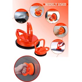 Resim Dafs Vantuz Tekli K-249 Ibıco Vakumlu Seramik - Cam Tutucu 11 cm 4 adet 