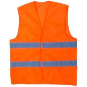 Resim YEĞİNOĞLUTİCARET Turuncu Reflektörlü(FOSFORLU) Ikaz Yeleği , Standart Xl Bedendir, Ce Belgelidir. 