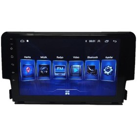 Resim Honda Civic Fc5 / Fc5 2016-2020 9 inç 8-128 GB Android Carplay Multimedya 