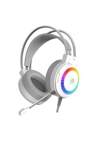 Resim Gamebooster H02w Hammer Beyaz Rgb Streo Oyuncu Kulaklığı 