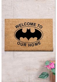 Resim Co Co Tuny 40x60 cm Doğal Ko ko Kıl paspas,Hindistan Naturel Kapı Önü Paspası 