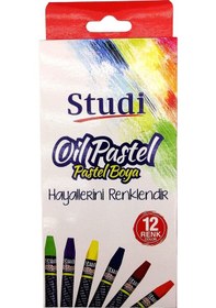 Resim Studi Oil Pastel Boya 12 Renk 