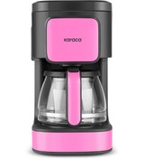 Resim Just Coffee Aroma 2'si 1 Arada Çay ve Filtre Kahve Makinesi - Raspberry Pink Karaca