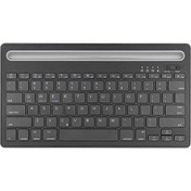 Resim Technopc Ultrapad Quantum Gaming TB19F10M8A4 10.95" Uyumlu Bluetooth Şarjlı Standlı Klavye - Gri 