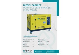 Resim Npower Portatif Dizel Jeneratör NDG10T 