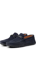 Resim Ducavelli Halb Hakiki Deri Erkek Günlük Ayakkabı, Loafer Ayakkabı, Hafif Ayakkabı, Tokalı Loafer, Süet Ayakkabı 