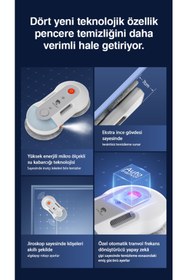 Resim Orcart S8 Cam Silme Robotu Smart Akıllı Uzaktan Kumandalı Ve Mobil App Su Püskürtme 