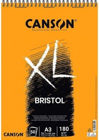 Resim Canson Xl Bristol Spiralli Çizim Defteri 180G 50 Yaprak A3 