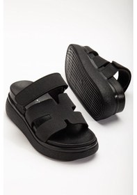 Resim 24422-hermes Dolgu Topuk Kadın Sandalet 001 