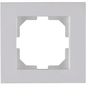 Resim Karen Beyaz tekli Priz Çerçevesi Modern ve Dayanıklı Çerçeve 