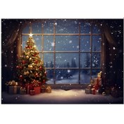 Resim Snoweagle 210x150cm Noel Arka Plan Bezi, E 