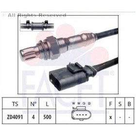 Resim Vw Fabıa 1.2 (ön) Bzg 07→ Oksijen Sensörü 03e906262b 06a906262cs 