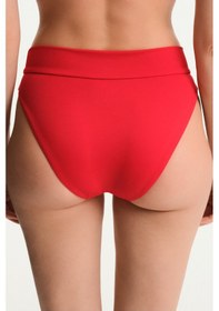 Resim Penti Kırmızı V Slip Bikini Altı 