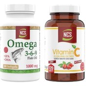 Resim Omega 3 6 9 Balık Yağı 200 Softgel Vitamin C 120 Tablet 