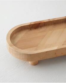 Resim English Home Lema Dekoratif Tepsi 42,8x14,8x5,5 Cm Kahverengi 