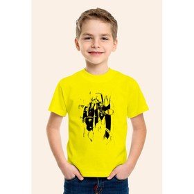 Resim Karya ButikAnime Bleach Baskılı Sarı Çocuk T-Shirt Tişört 4 