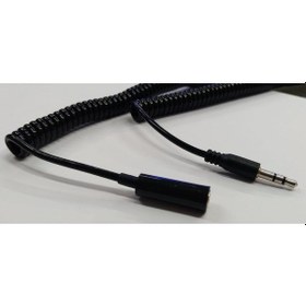 Resim Stereo Kablo - Spiral - 3.5 Mm Trs - Erkek - Dişi - 3 Metre 