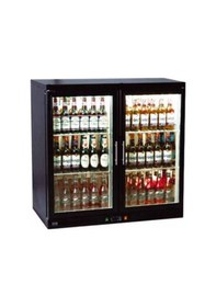 Resim Karacasan Çift Kapılı Set Üstü Bar Arkası Şişe Soğutucu Buzdolabı Cs-b 250 