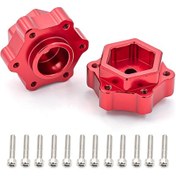 Resim Moveevo Losi 1/8 Lmt Rc Araçlar İçin Alüminyum Alaşım Genişletilmiş 5mm Hex Dönüştürücü Ve Vida Paketi 2 Adet 