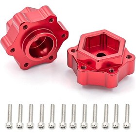 Resim Moveevo Losi 1/8 Lmt Rc Araçlar İçin Alüminyum Alaşım Genişletilmiş 5mm Hex Dönüştürücü Ve Vida Paketi 2 Adet 