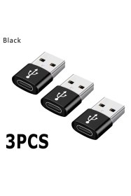 Resim 3 Adet Yeni Nesil Başlık Aparatı Apple Uyumlu Android Üniversal Çevirici Type-c To Usb Dönüştürücü Otg 