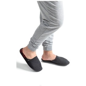 Resim Twigy Ekose Erkek Ev Terliği Siyah Kırmızı 41/46 AA0550 Siyah 