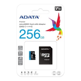 Resim Adata 256GB Premier Microsdxc Card With Adapter Uhs-I CLASS10 V10 Hafıza Kartı 