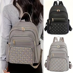 Resim Erkek ve Kadınlar İçin Hafif Sırt Çantası - İş & Tatil Seyahat Çantası, Ayarlanabilir Omuz Askılı, Çoklu Fermuarlı Bölmeler (Ön, Arka, Yan Cepler), Altın Ton Donanımlı - Okul, Ofis, Hafta Sonu Gezileri için Dayanıklı Naylon Çanta - Günlük Kullanım, Sağlam Fermuar Kapatma, Casual Stil, Polyester Astar, Ofis Çalışanlar İçin 