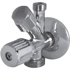 Resim Tema Dual Çatal Musluk 69110 Gümüş 