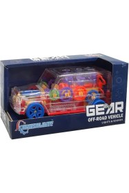 Resim Samatlı Off Road Işıklı Sesli Araba C-1A Kırmızı 