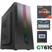 Resim XASER Xsr1216 Ryzen 7 5700X 32GB Ram 2TB M.2 nvmE SSD 2GB GT610 Ultra Performanslı Ofis Bilgisayarı 