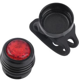 Resim Profisher Bisiklet LED Kuyruk Ikaz Işık Şarj Edilebilir Dahili Pil Edilebilir USB Kablo Siyah 