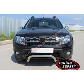Resim Dacia Duster 2010 - 2017 Ön Panjur Çıtası Paslanmaz Çelik 