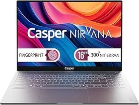 Resim Casper Nirvana S100 16" 300NIT Core i7-13620H 16GB DDR5 RAM 1TB NVME SSD Freedos Laptop S100.1362-BF00X-G-F 