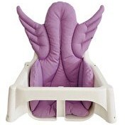 Resim Pamuk Atölyesi Antilop Melek Kanatlı Küçük Mama Sandalyesi Minderi - Mor 