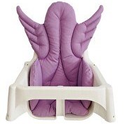 Resim Pamuk Atölyesi Antilop Melek Kanatlı Küçük Mama Sandalyesi Minderi - Mor 