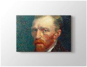 Resim Vincent van Gogh - Self Portrait Tablo-50 X 50 Cm Kare 