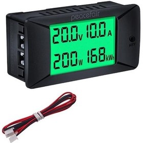 Resim PZEM-025 0-300V 300A Voltmetre Ampermetre - Batarya Kapasite Yöneticisi 